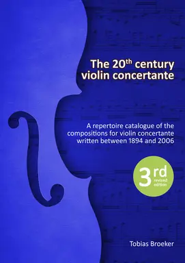 The 20th century violin concertante: A repertoire catalogue