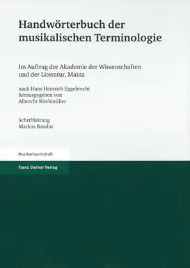 Handwörterbuch der musikalischen Terminologie